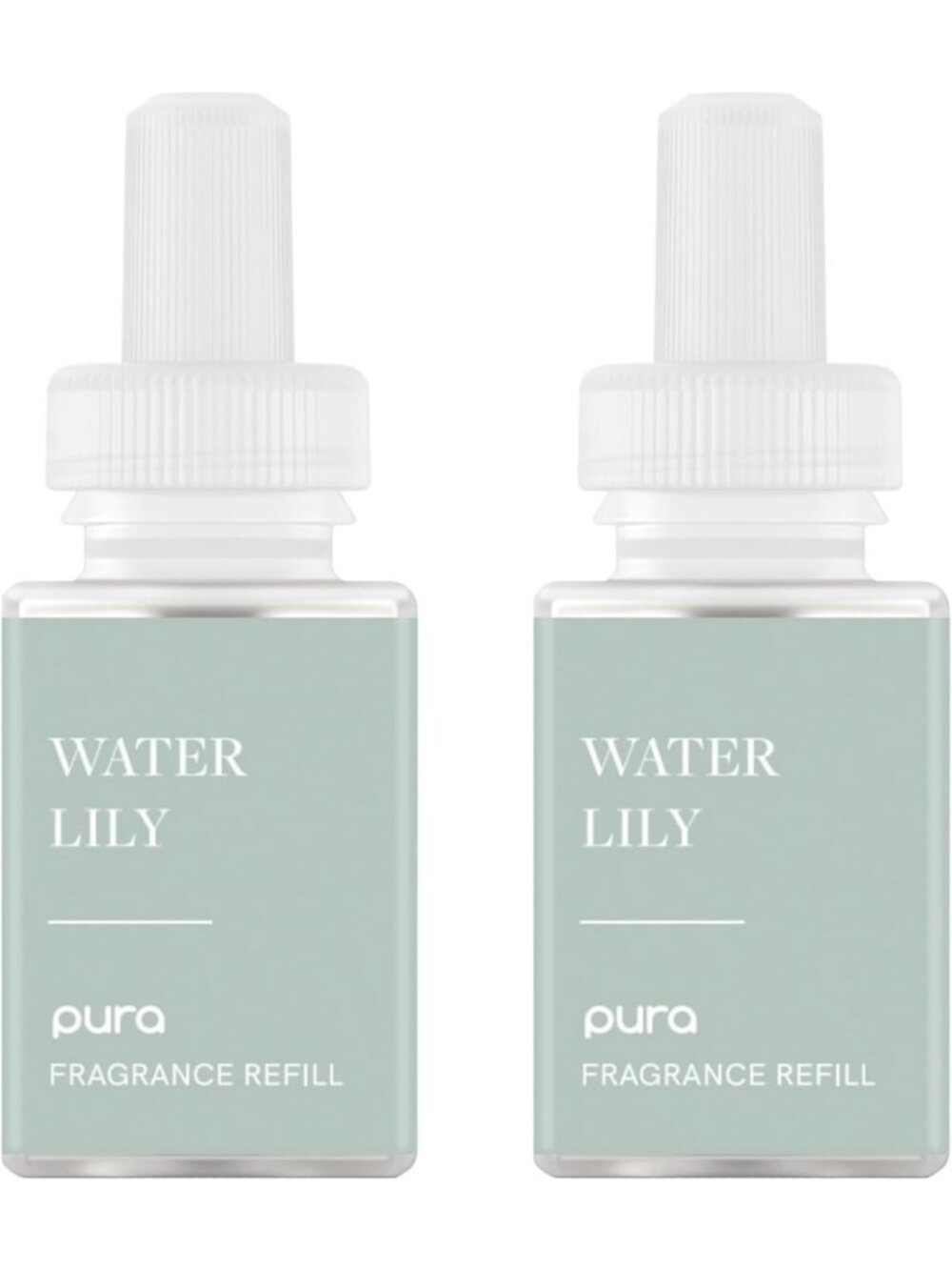 Water Lily Home Diffuser Refill - 2 Pack, Aromatherapy Essential Oil Set